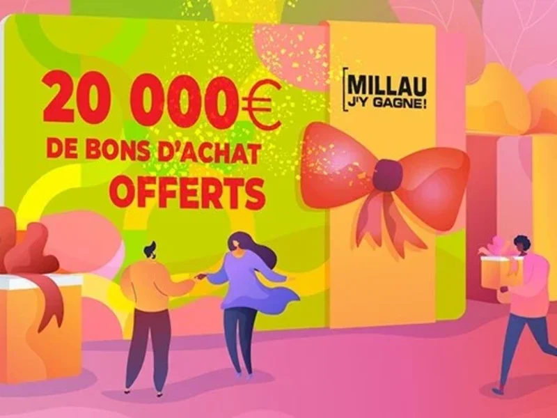 20 000 € de bons d'achat offerts à Millau